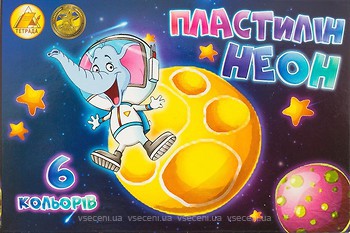 Фото Тетрада Пластилин Неон (ТЕ274)