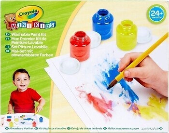 Фото Crayola Washable Mini Kids Набор для рисования красками (256698.006)