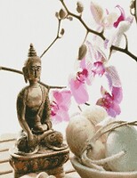 Фото Strateg Алмазная мозаика Расслабление с Буддой (HA0010)