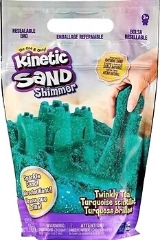 Фото Wacky-Tivities Kinetic Sand Бирюзовый блеск 907 г (71489T)