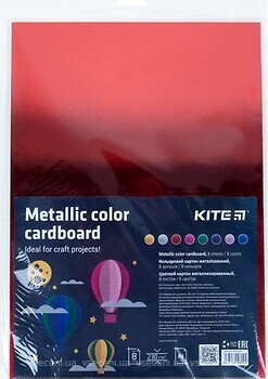 Фото Kite Картон цветной металлизированный (K22-420)