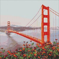 Фото Идейка Алмазная мозаика Утренний Сан-Франциско (AMO7177)