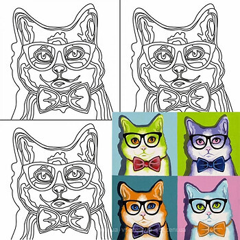 Фото Rosa Kids Pop Art Cat (GPA284305)