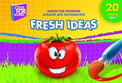 Фото Cool for School Альбом для рисования на пружине Fresh Ideas Помидор (CF60903-01)