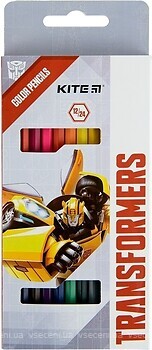 Фото Kite Карандаши цветные двухсторонние Transformers (TF22-054)