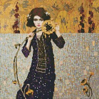 Фото Идейка Алмазная мозаика Девушка с подсолнухом (AMO7383)