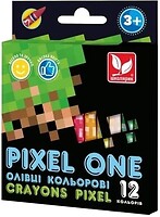 Фото Школярик Карандаши цветные Crayons Pixel One (316121007-UA)