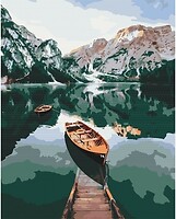Фото Brushme Лодка на зеркальном озере (BS51370)