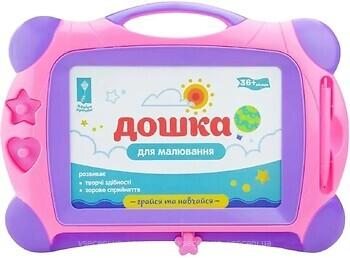 Фото A-Toys Доска для рисования магнитная с ручкой и печатями (C50116)