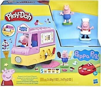 Фото Hasbro Play Doh Машинка с мороженым Свинки Пеппы (F3597)