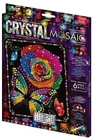 Фото Danko Toys Crystal mosaic Цветок и бабочка (CRM-02-07)