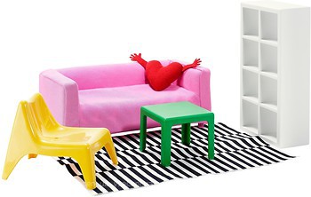 Фото IKEA Мебель для куклы гостиная (502.355.10)