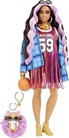 Фото Mattel Барби Extra Doll №13 in Basketball Jersey Dress with Pet Corgi (HDJ46)