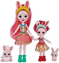 Фото Mattel Enchantimals Кролик Бри с младшей сестричкой (HCF84)