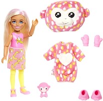 Фото Mattel Barbie Cutie Reveal Chelsea Doll Jungle Series Monkey (HKR14)