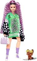 Фото Mattel Barbie Extra Racecar Jacket Crimped Lavendar Hair (HHN10)