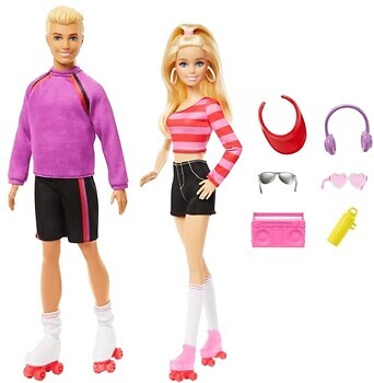 Фото Mattel Barbie Барби и Кен на роликах (HXK90)