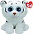 Фото TY Beanie Babies Белый тигр Tundra (90227)