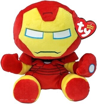 Фото TY Beanie Babies Marvel Железный человек (44005)