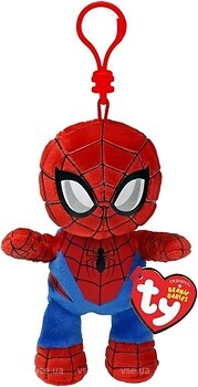 Фото TY Beanie Babies Marvel Брелок Человек-паук (34010)