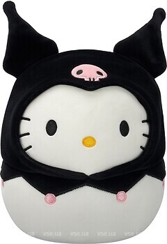 Фото Squishmallows Hello Kitty Хеллоу Китти в образе Куроми 20 см (SQSN00388)