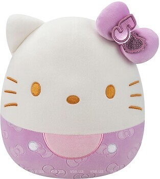 Фото Squishmallows Hello Kitty Хеллоу Китти в фиолетовом 20 см (SQSN00499)
