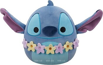 Фото Squishmallows Disney Стич в гавайських леях 17 см (SQDI00731)