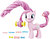 Фото Hasbro My Little Pony Пинки Пай с праздничной прической (B8809/B9618)