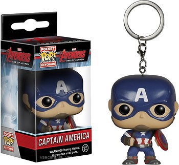 Фото Funko Pocket Pop! Keychain Marvel Avengers AOU Captain America (5224)