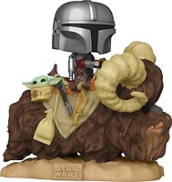 Фото Funko Pop! Bobble Star Wars Mandalorian on Bantha with Child Deluxe (52373)