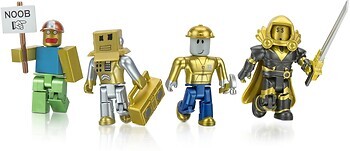 Фото Jazwares Roblox Four Figure Pack Roblox Icons 15th Anniversary Gold (ROB0527)