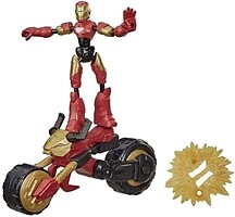 Фото Hasbro Avengers Bend and flex 2 в 1 Железный человек на мотоцикле