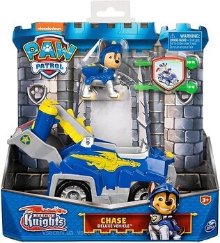 Фото Spin Master Paw Patrol Автомобиль де-люкс с водителем Гонщик (SM16776/4576)