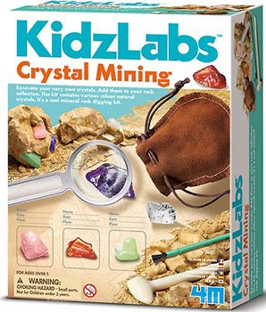 Фото 4M KidzLabs Добыча минералов Кристаллы (00-03252)