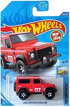 Фото Hot Wheels Land Rover Defender 90 Factory Fresh 4/10 (GHB38-M9C0B)