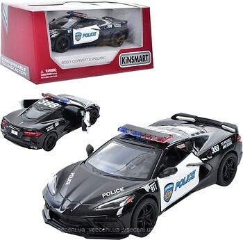 Фото Kinsmart Corvette Police ( KT5432WP)