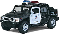 Фото Kinsmart 2005 Hummer H2 SUT Pull Back Police (KT5097WP)