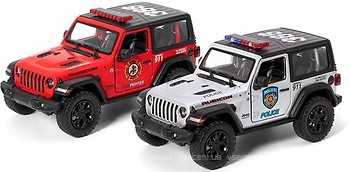 Фото Kinsmart Jeep Wrangler Police/Firefighter (KT5412WPR)