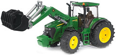 Фото Bruder John Deere 7930 с погрузчиком (03051)