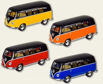 Фото Kinsmart Volkswagen Classical Bus Black Top (KT5376W)