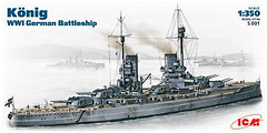 Фото ICM German Battleship Konig (S001)