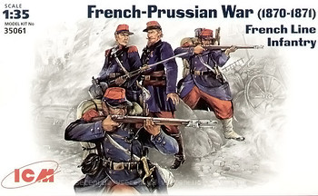 Фото ICM Французская линейная пехота 1870-1871 гг. (35061)
