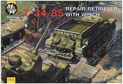 Фото Military Wheels T-34-85 repair retriever with winch (MW7212)