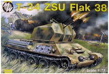 Фото Military Wheels T-34 ZSU Flak 38 (MW7213)