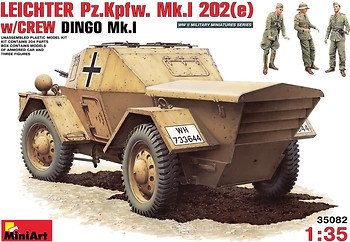 Фото MiniArt бронеавтомобиль Leichter Pz.kpfw. 202(e) с экипажем (MA35082)