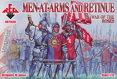 Фото Red Box War of the Roses 1. Men-at-Arms and Retinue (RB72040)
