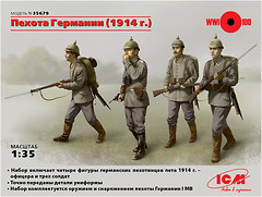 Фото ICM Немецкая пехота 1914 г. (35679)