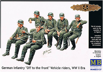 Фото Master Box German Infantry 'Off to the front' vehicle riders (MB35137)