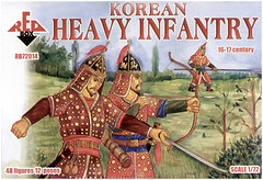 Фото Red Box Korean Heavy Infantry, XVI-XVII Century A.D. (RB72014)