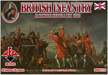 Фото Red Box Британская пехота 1745 года (RB72049)